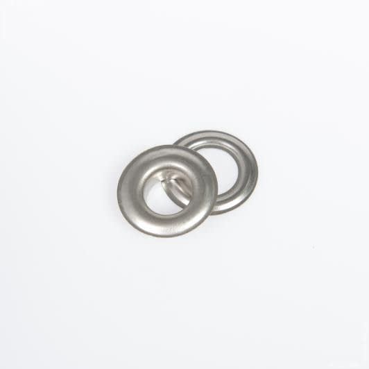 Ткани фурнитура и аксессуары для одежды - Люверс металический d-12мм никель