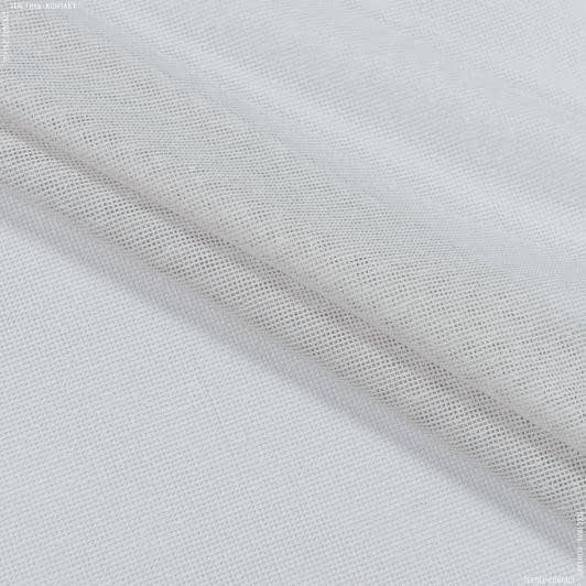 Ткани для рукоделия - Тюль сетка Крафт цвет перламутр с утяжелителем