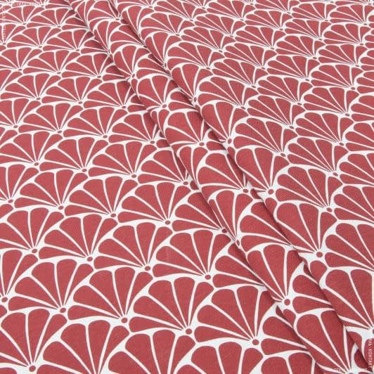 Ткани для декора - Декоративная ткань арена Каракола красный