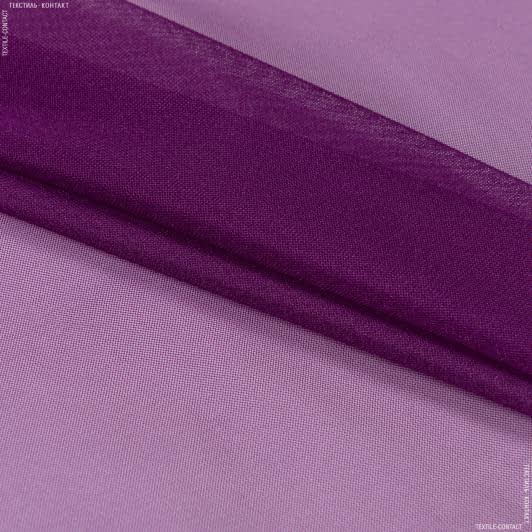 Ткани для блузок - Сетка блеск фиолетовая