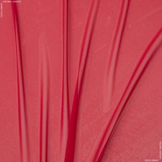 Тканини для хусток та бандан - Шифон натуральний стрейч червоний