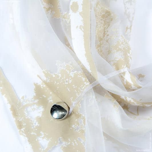 Ткани для декора - Магнитный подхват Круг на тесьме серый 35мм.