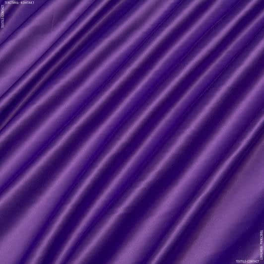 Ткани для блузок - Атлас коттон плательный фиолетовый