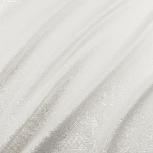 Ткани horeca - Ткань для скатертей База ромбик мелкий цвет крем
