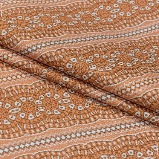 Ткани этно ткани - Жаккард Леванте оранж
