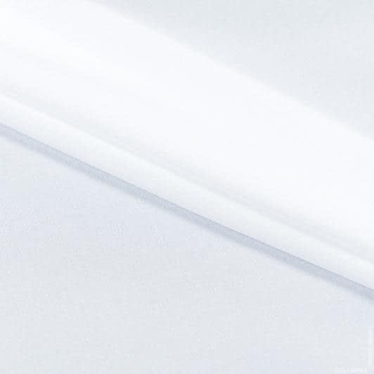 Ткани вуаль - Тюль Креп-суфле белый с утяжелителем