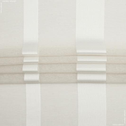Ткани для рукоделия - Тюль Кордо купон-полоса натуральный Высота купона 113см с утяжелителем