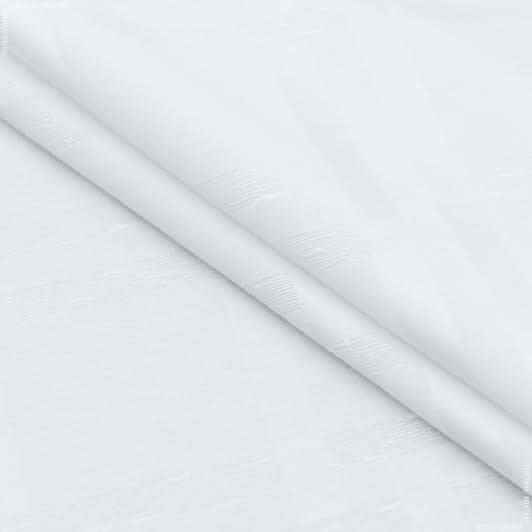 Ткани для столового белья - Скатертная ткань жаккард Улис клетка белый
