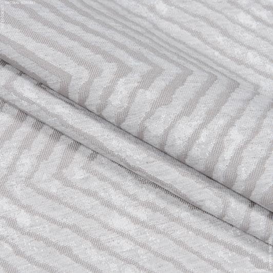 Ткани для римских штор - Жаккард Герли елочка цвет бежево-песочный
