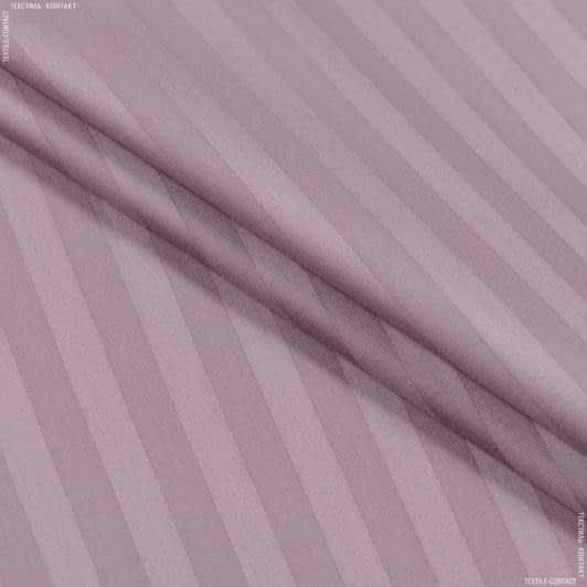 Ткани все ткани - Сатин розовое какао  полоса 1 см