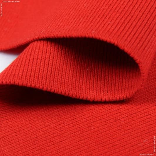 Ткани для одежды - Воротник- манжет  красный 10*42см