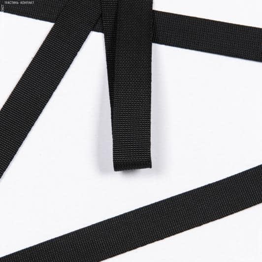 Ткани фурнитура для декора - Тесьма / стропа ременная усиленная 25 мм черная