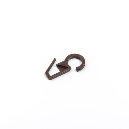 Ткани фурнитура для декора - Крючки на кольцо цвет шоколад