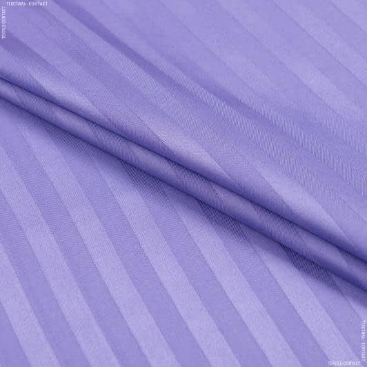 Ткани все ткани - Сатин полоса 1 см цвет сиреневый