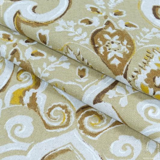 Ткани портьерные ткани - Декоративная ткань Скотленд цвет оливка