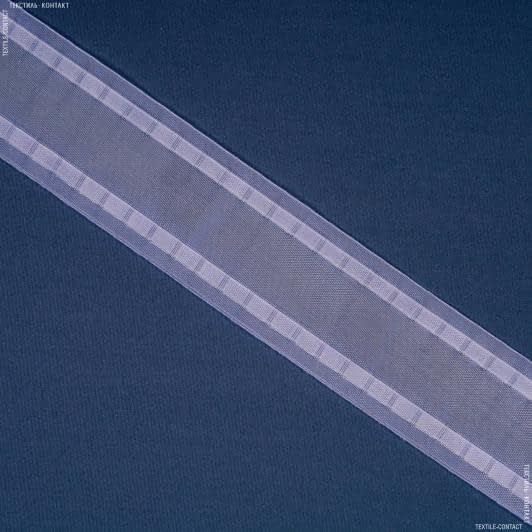 Ткани фурнитура для декора - Тесьма шторная для Металических крючков прозрачная 75мм ±0.5мм /50м