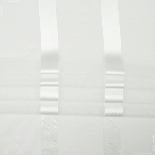 Ткани для рукоделия - Тюль Кордо купон-полоса молочный с утяжелителем