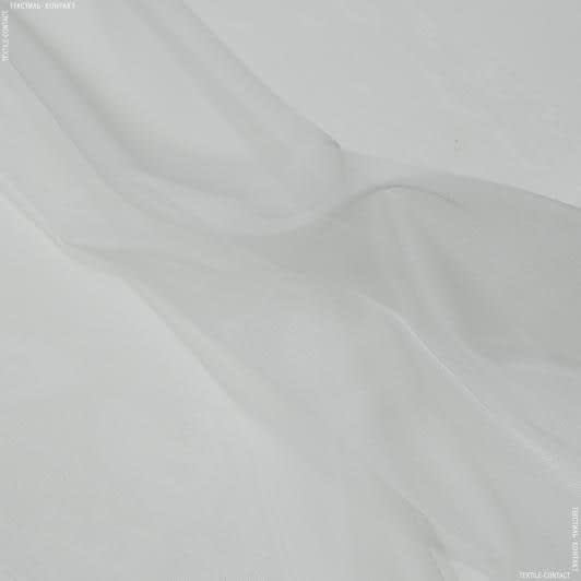 Ткани для декора - Тюль микросетка Блеск молочная с утяжелителем