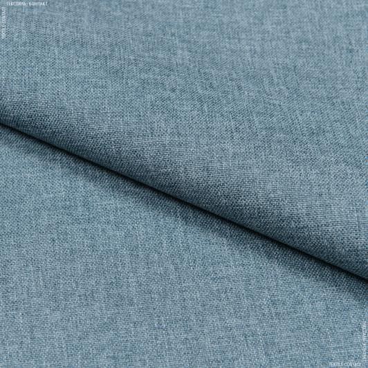 Ткани все ткани - Декоративная ткань Оксфорд меланж цвет голубая ель