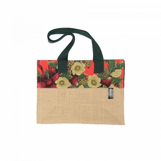 Ткани сумка шоппер - Сумка ТаKа Sumka для подарков джутова 25х35х12  (ручка 56 см)