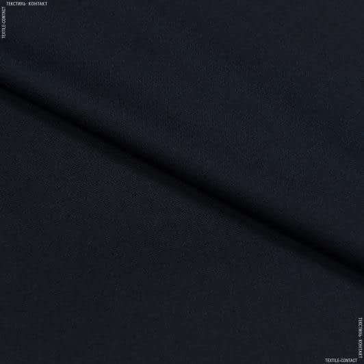 Ткани для брюк - Костюмная Катсуа темно-синяя