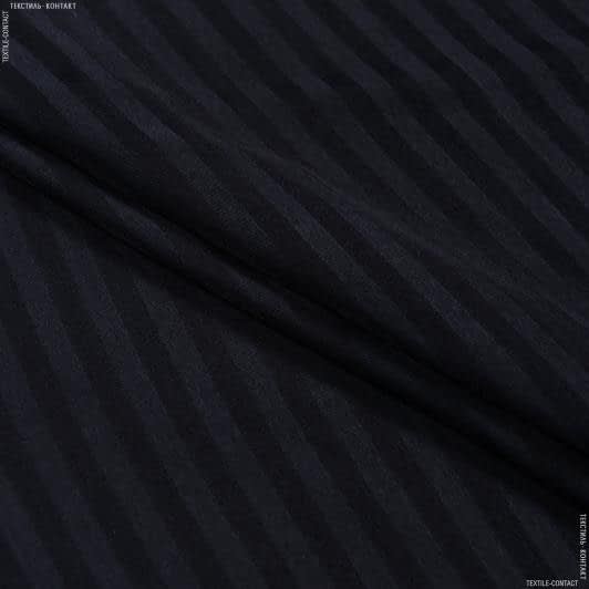 Ткани для блузок - Блузочная сатин  жаккард черная