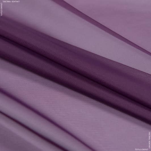 Ткани вуаль - Тюль вуаль фиолетовый