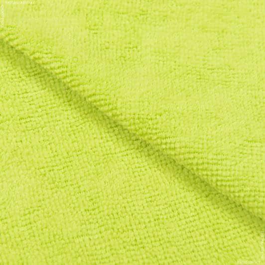 Ткани все ткани - Микрофибра универсальная для уборки махра гладкокрашенная цвет лайм
