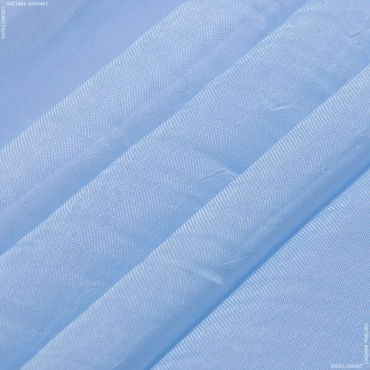Ткани гардинные ткани - Тюль Вуаль Креш голубой с утяжелителем
