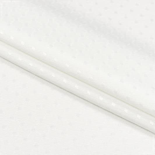Ткани для столового белья - Скатертная жаккардовая ткань Самара  с огнеупорной пропиткой молочная СТОК