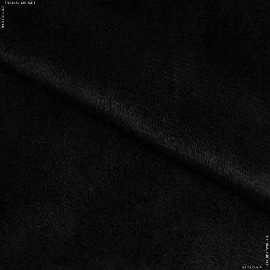 Ткани для декора - Плюш (вельбо) черный