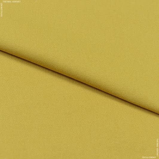 Ткани для брюк - Коттон-твил TIFANNY темно-желтый