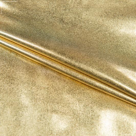 Ткани для спортивной одежды - Трикотаж бифлекс диско золото