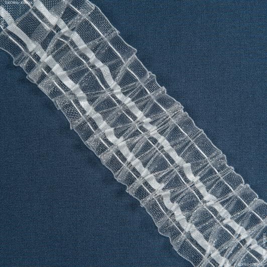Ткани все ткани - Тесьма шторная Соты мелкие прозрачная 60мм±0.5мм/50м (аналог 46899)