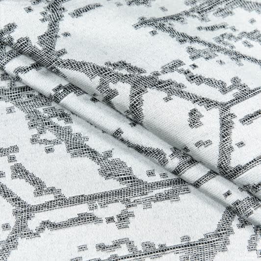 Ткани для римских штор - Жаккард Эврика геометрия св.серый ,графит