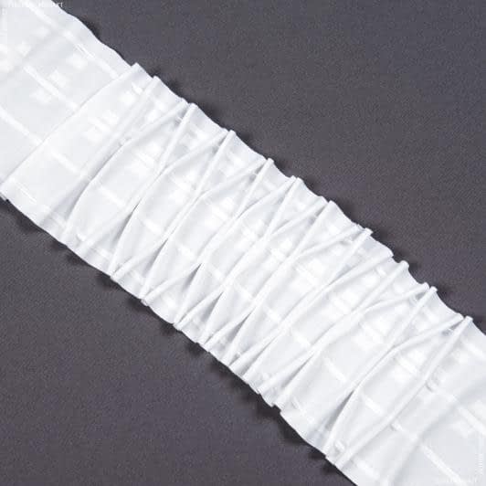 Ткани все ткани - Тесьма шторная Соты крупные матовая КС-1:3 120мм±0.5мм/50м