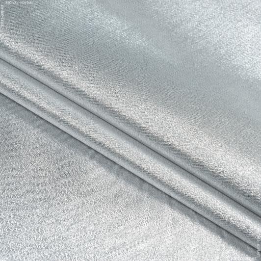 Ткани для платьев - Парча плотная цвет серебро