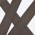 Ткани для декора - Липучка Велкро пришивная жесткая часть коричнево-зеленая 80мм/25м