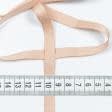 Ткани фурнитура для декора - Репсовая лента Грогрен  св.беж-розовая 10 мм