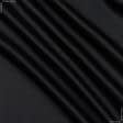 Тканини для блузок - Атлас щільний стрейч матовий чорний