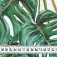 Ткани для декора - Декоративная ткань лонета Джимена монстера т. зеленая