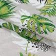 Ткани для штор - Декоративная ткань Селва мелкий лист зеленый