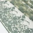 Ткани для платьев - Гипюр оливковый