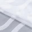 Ткани все ткани - Тюль жаккард Альмира белый с утяжелителем