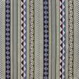 Ткани этно ткани - Жаккард Айрин полоса орнамент бежевый, синий, бордо