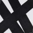 Ткани для декора - Липучка Велкро пришивная жесткая часть черная 100мм/25м