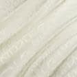 Ткани для декора - Портьерная ткань Муту цветок цвет ванильный крем
