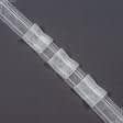 Ткани для декора - Тесьма шторная Бантовые складки прозрачная КС-1:2 40мм±0.5мм/50м