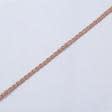 Ткани фурнитура для декора - Тесьма Бриджит узкая цвет беж-розовый 8 мм