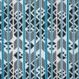 Ткани для декора - Декоративная ткань Каюко полоса графика синий, черный